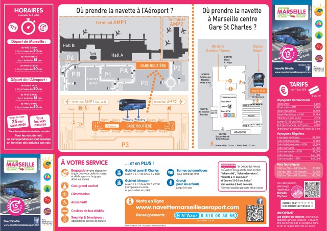 Horaires navette aéroport Marseille